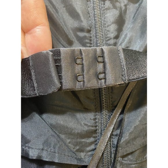 Banana Republic Strapless Black Floral Linen Dress Size 10 Sheath Lined - Picture 10 of 10